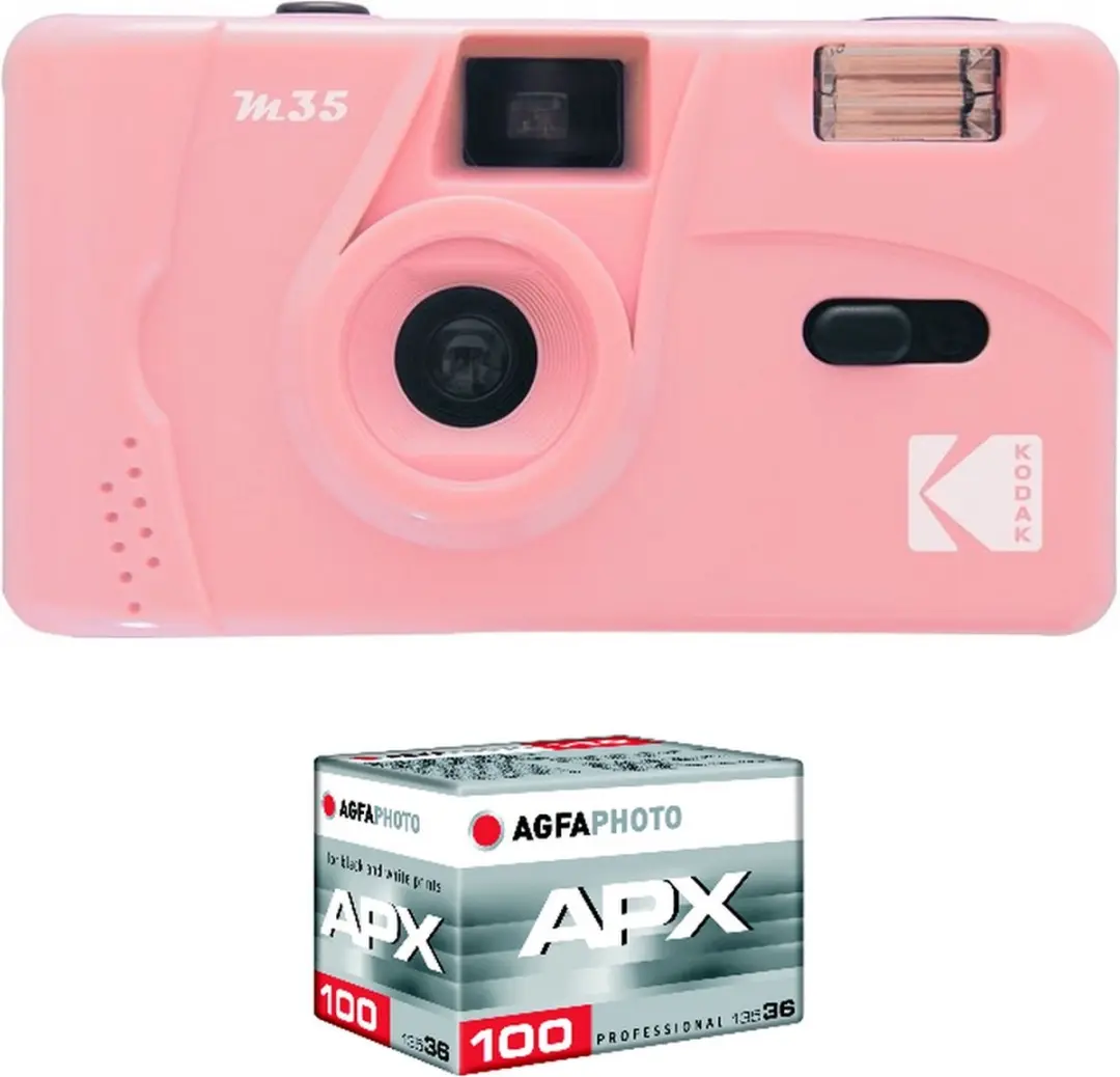 Kodak M35 Analoge Camera - Roze - ISO 200/400