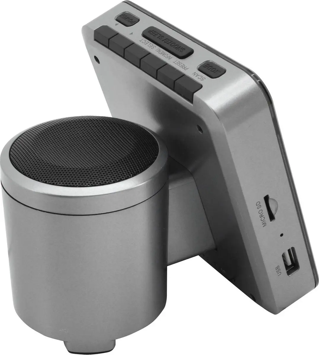 Soundmaster UR260SI Digitale Wekkerradio DAB+/FM - Zilver