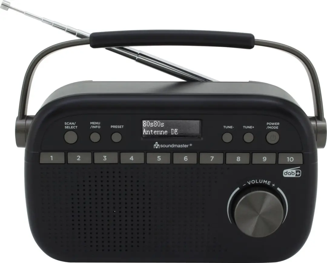 Soundmaster DAB280SW Draagbare DAB+/FM-radio