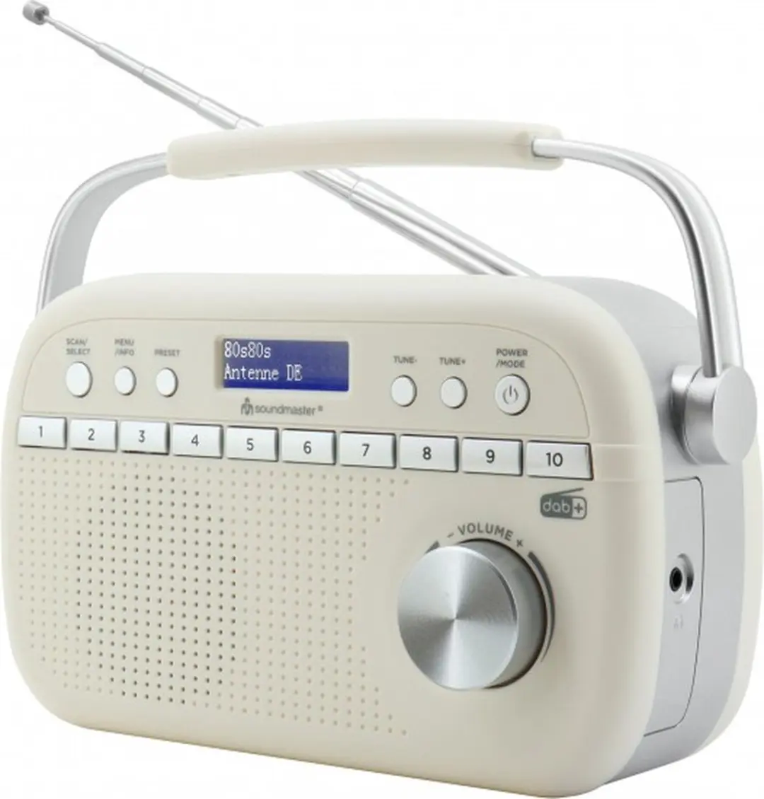 Soundmaster DAB280 Draagbare DAB+/FM-radio - Beige