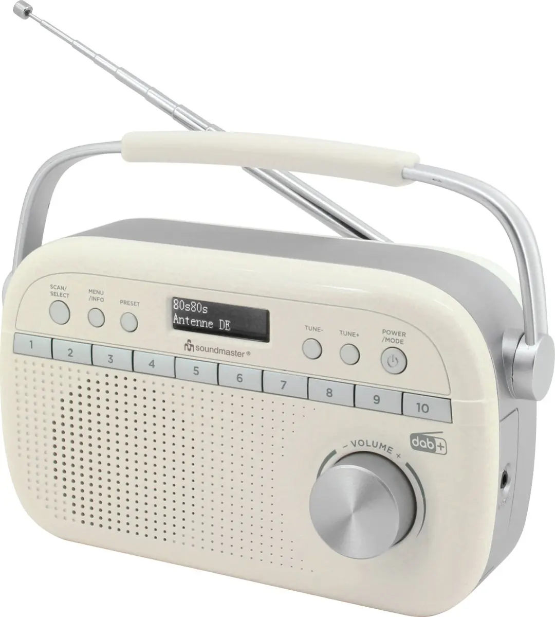 Soundmaster DAB280 Draagbare DAB+/FM-radio - Beige