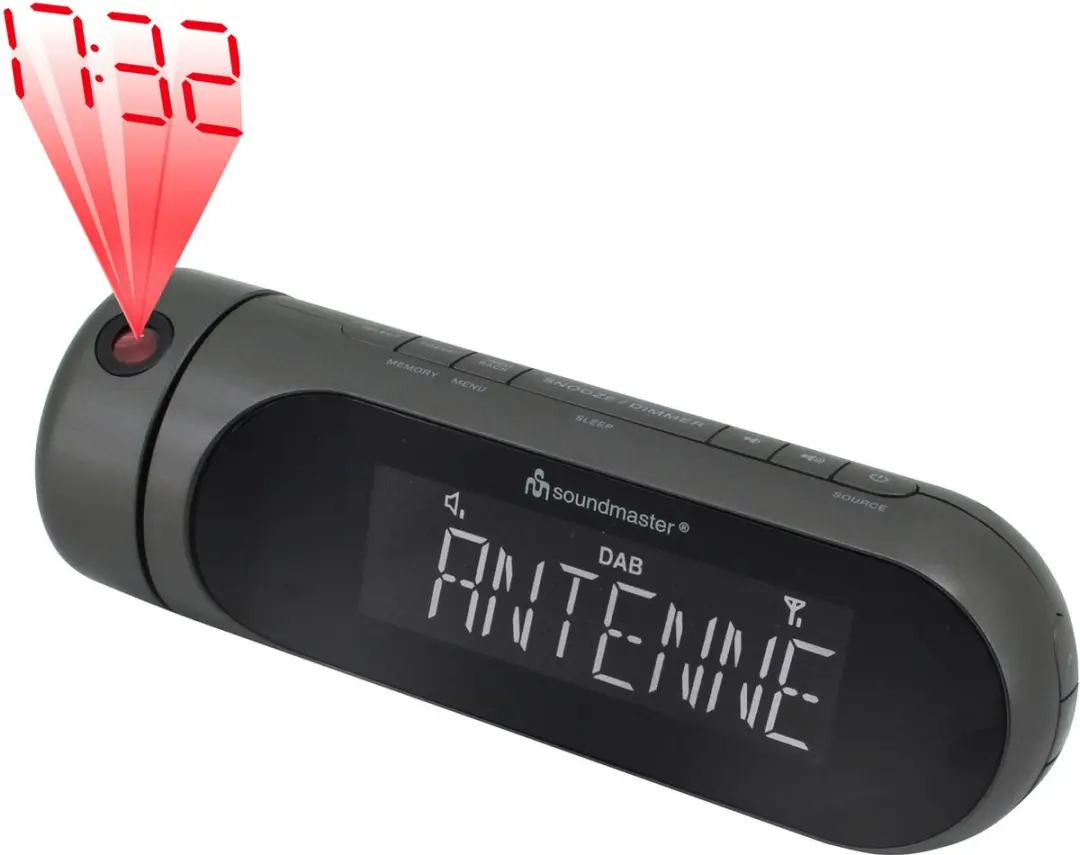 Soundmaster UR6700AN Digitale DAB+ Wekkerradio - Zwart