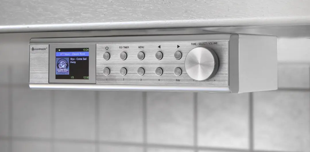 Soundmaster IR1500SI Onderbouw Internetradio - DAB+ Bluetooth - Zilver