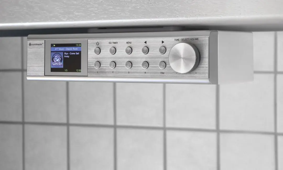 Soundmaster IR1500SI Onderbouw Internetradio - DAB+ Bluetooth - Zilver