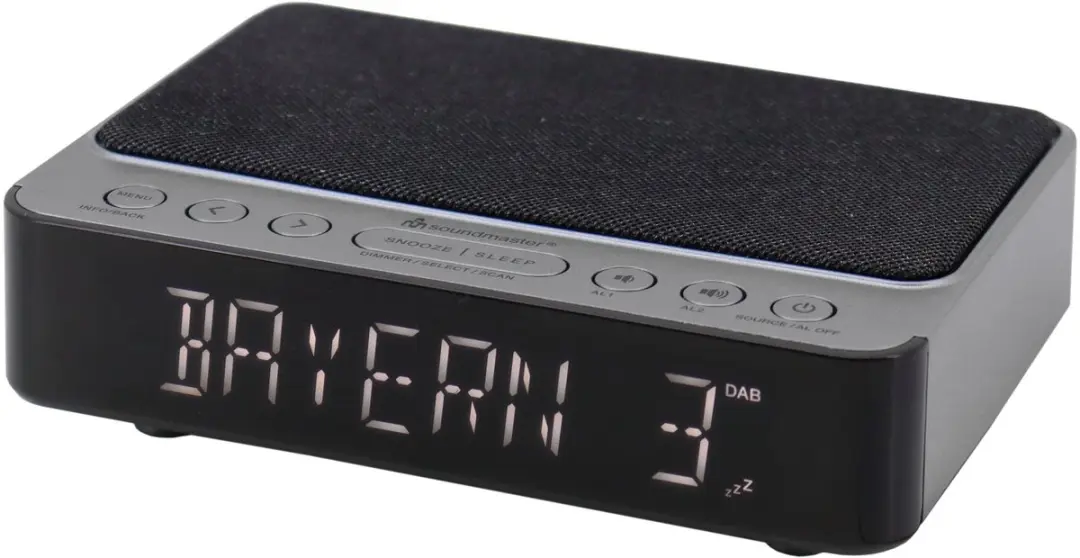 Soundmaster UR250AN DAB+ Wekkerradio - Zwart