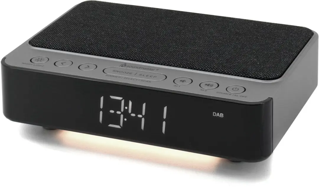 Soundmaster UR250AN DAB+ Wekkerradio - Zwart