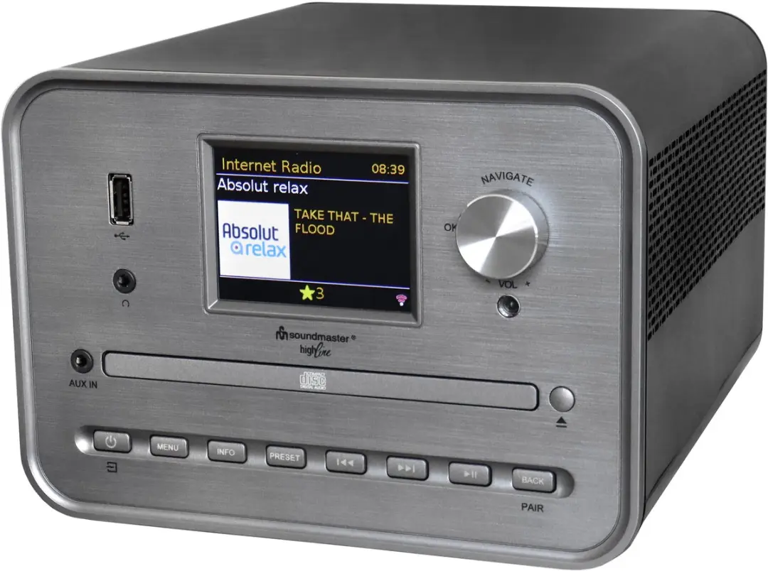 Soundmaster ICD1050SW Muziekcenter - 7W - Zilver