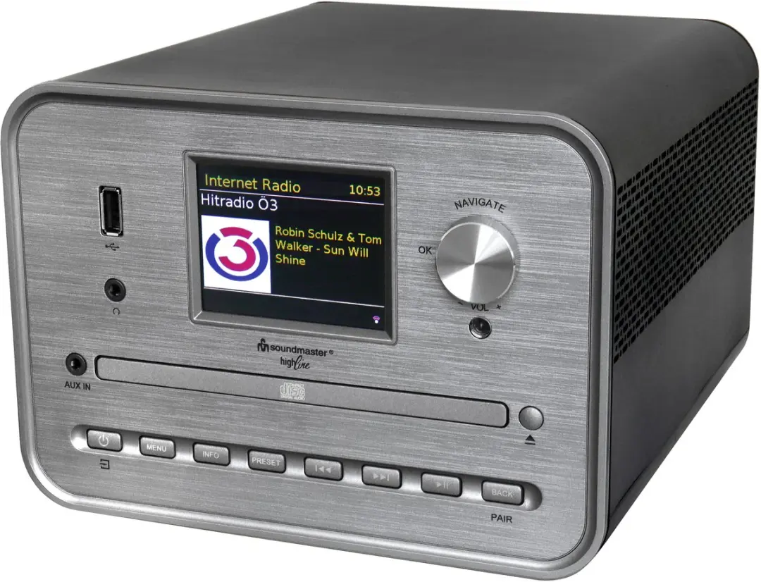 Soundmaster ICD1050SW Muziekcenter - 7W - Zilver