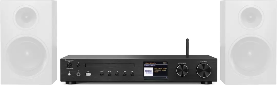 Soundmaster ICD4350SW Stereo HiFi Muziekcenter - Zwart