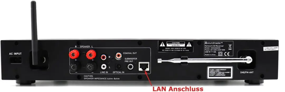 Soundmaster ICD4350SW Stereo HiFi Muziekcenter - Zwart