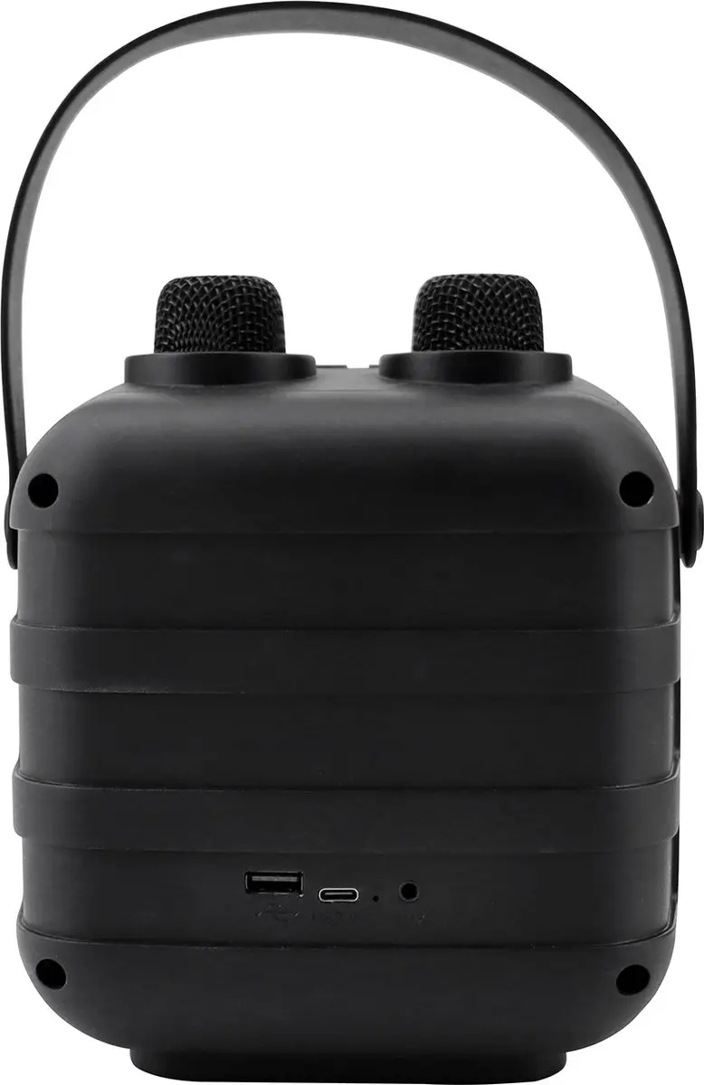 Soundmaster BT2024SW Bluetooth Karaokesysteem - 5W - 2x Microfoon - Zwart