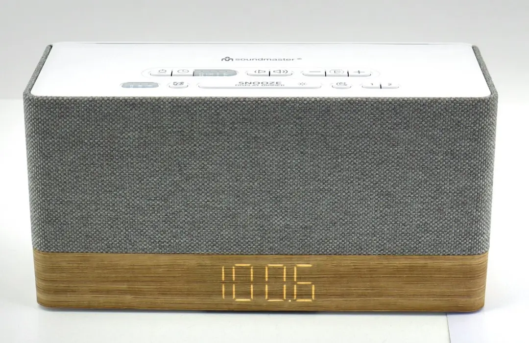 Soundmaster UR630WE Wekkerradio - Bluetooth & USB - Wit/Grijs