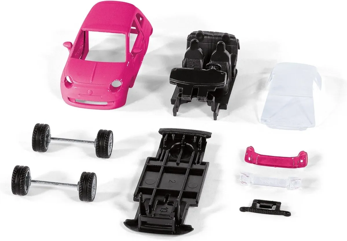 SIKU Style my siku Fiat 500 Prinses Knutselset - Multikleur