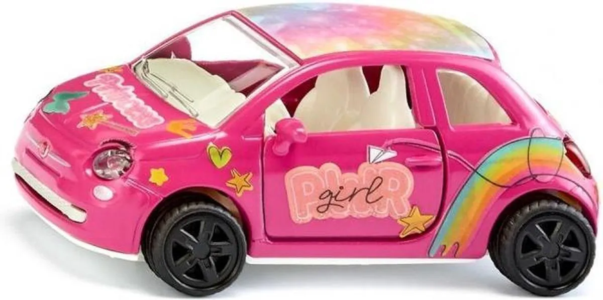 SIKU Style my siku Fiat 500 Prinses Knutselset - Multikleur