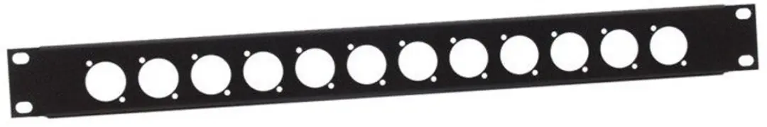 Adam Hall 19" Rackpaneel 12xXLR
