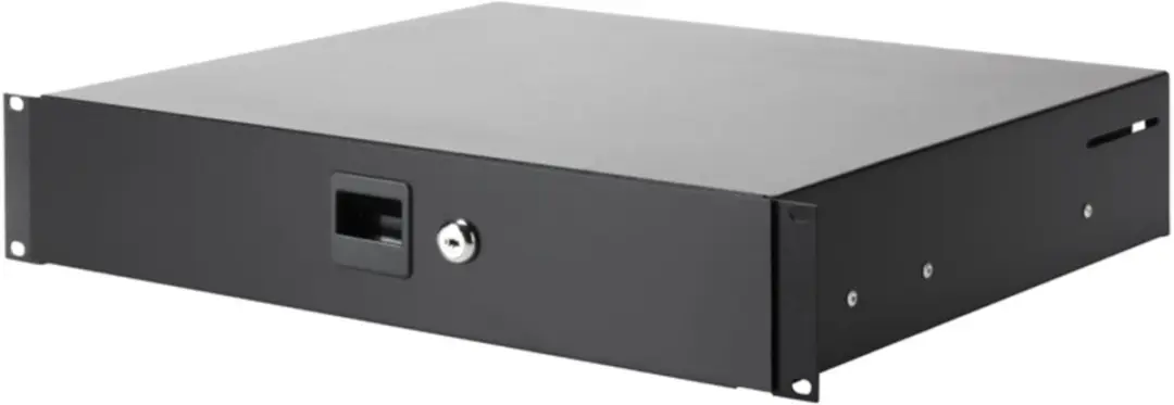Adam Hall 19" Racklade 2HE 38cm - Afsluitbaar