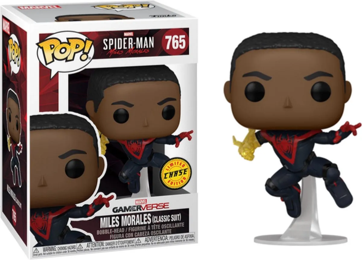 Funko Pop! Miles Morales Spider-Man Figuur 9cm - Multicolor