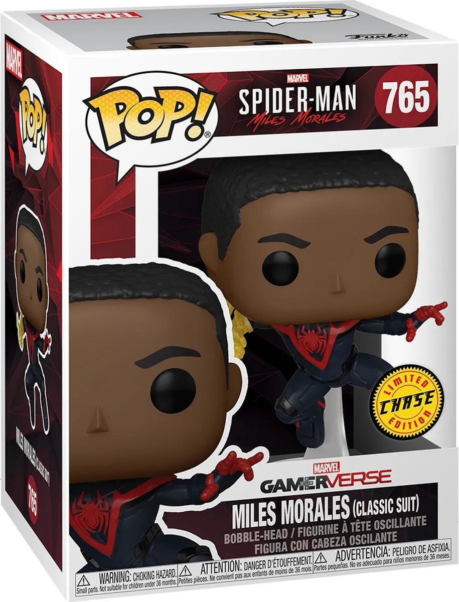 Funko Pop! Miles Morales Spider-Man Figuur 9cm - Multicolor - afbeelding 6 van 6