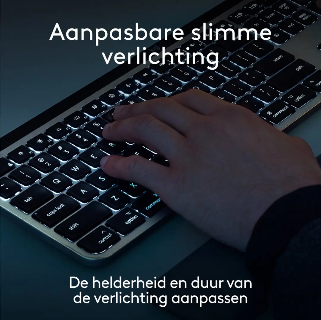 Logitech MX Keys S Toetsenbord AZERTY ISO - Wit