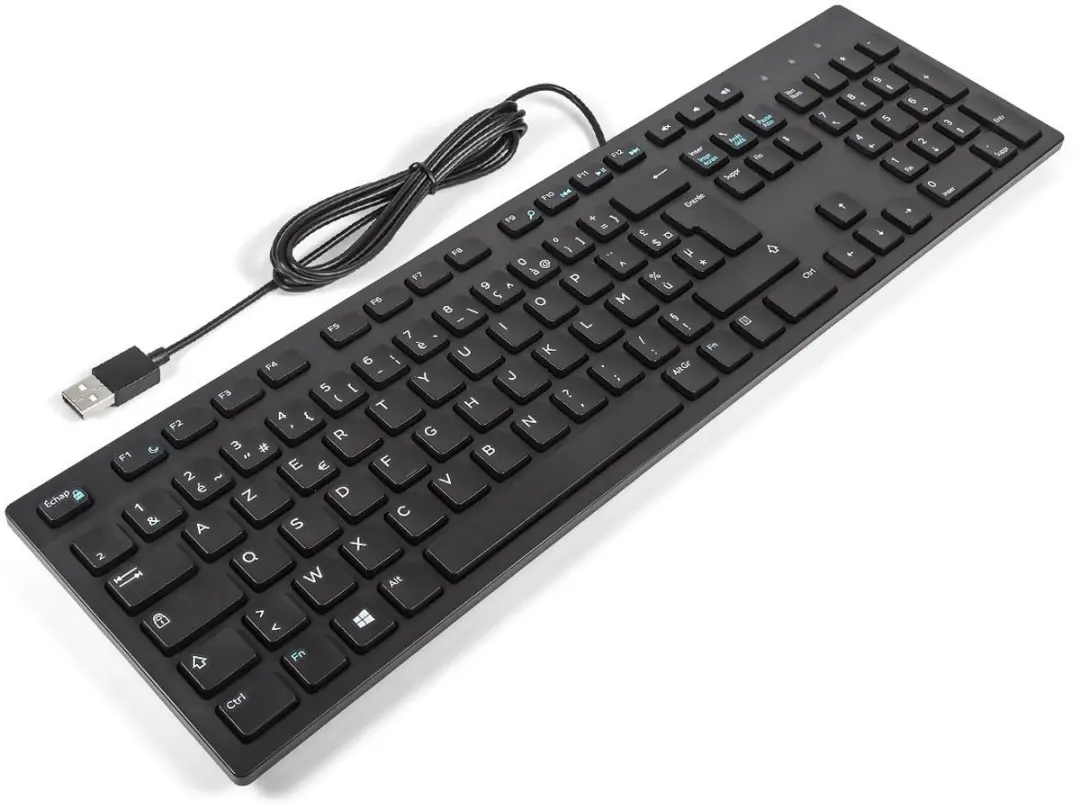 Dell KB216-BK-FR USB Bedraad Toetsenbord - AZERTY - Zwart - afbeelding 6 van 6
