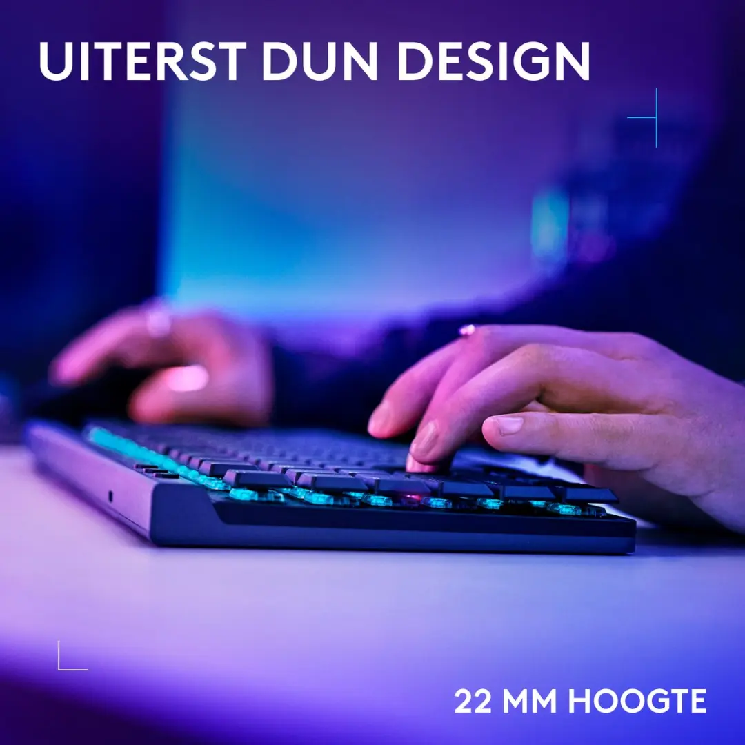 Logitech G G515 Lightspeed TKL Gaming Toetsenbord - RGB - Zwart - afbeelding 4 van 6
