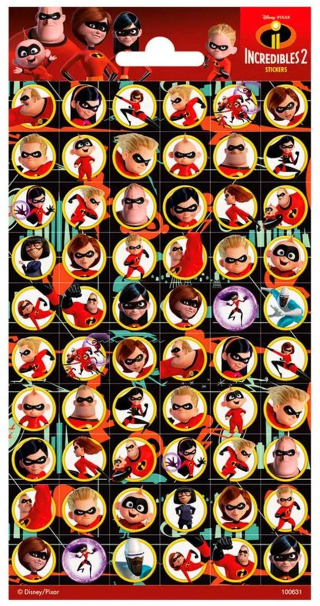 Disney The Incredibles Stickerblad