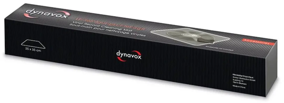 Dynavox Platenonderlegger 35x35cm 207810 - Zwart