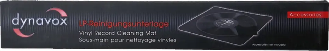 Dynavox Platenonderlegger 35x35cm 207810 - Zwart