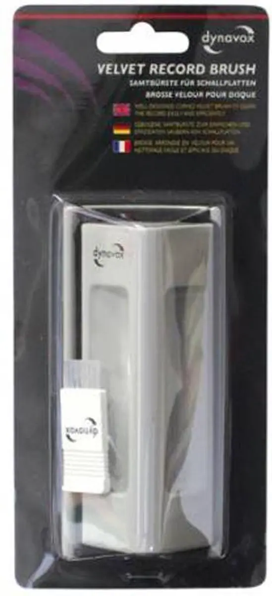 Dynavox Velour Platenborstel BN 203920 - Grijs