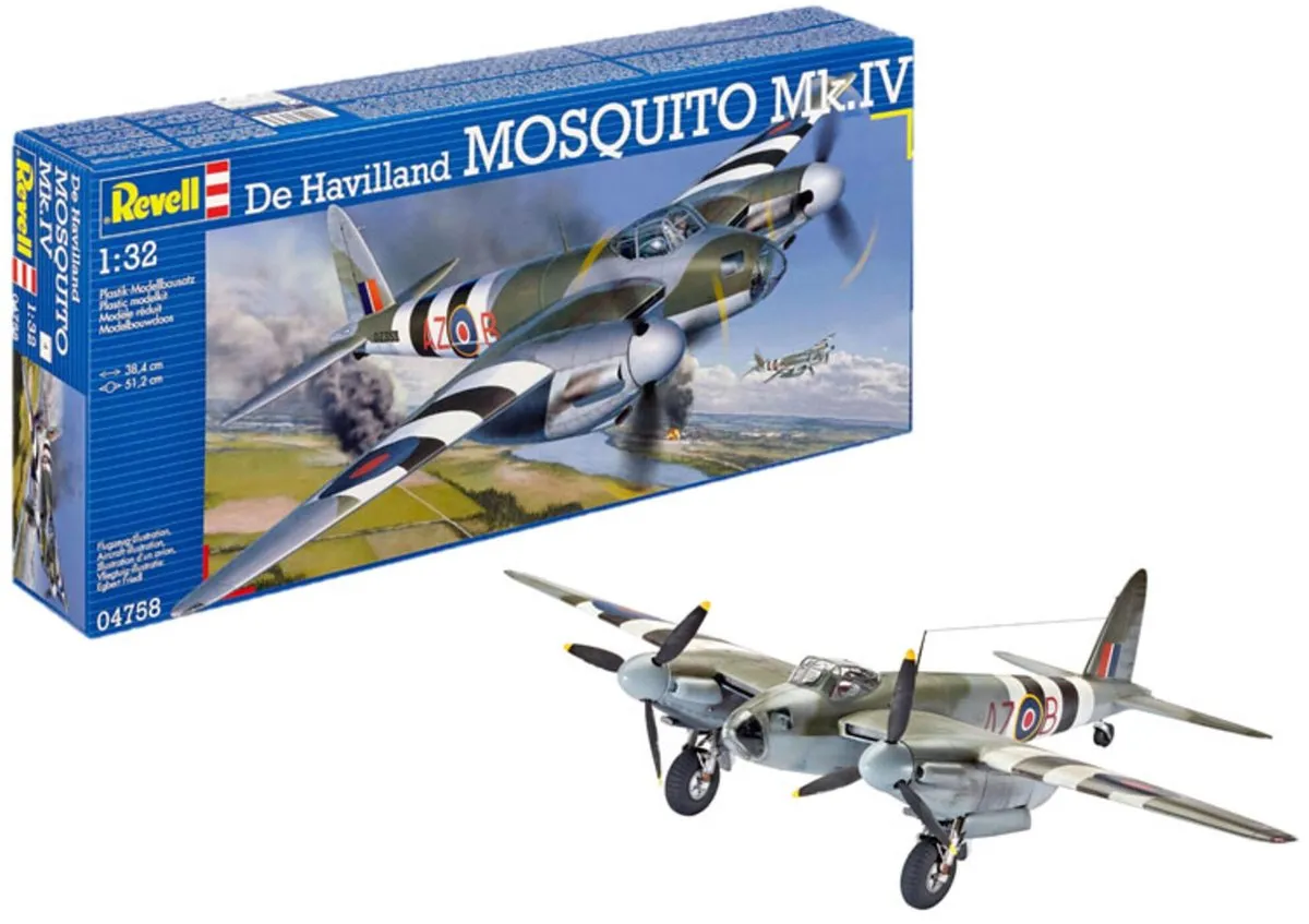 Revell 04758 De Havilland Mosquito MK.IV Modelbouwpakket 1:32