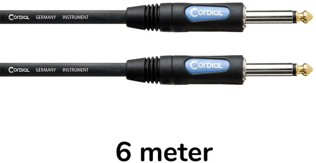 Cordial CCFI 6 PP Instrumentkabel 6m - Zwart