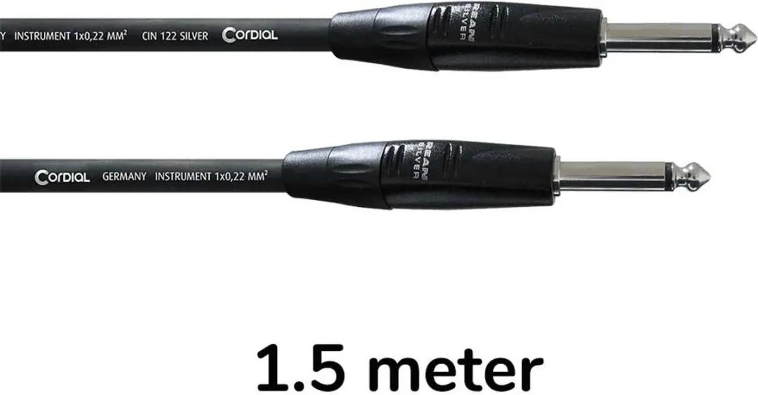 Cordial CII1.5PP Essentials Instrumentkabel 1.5m