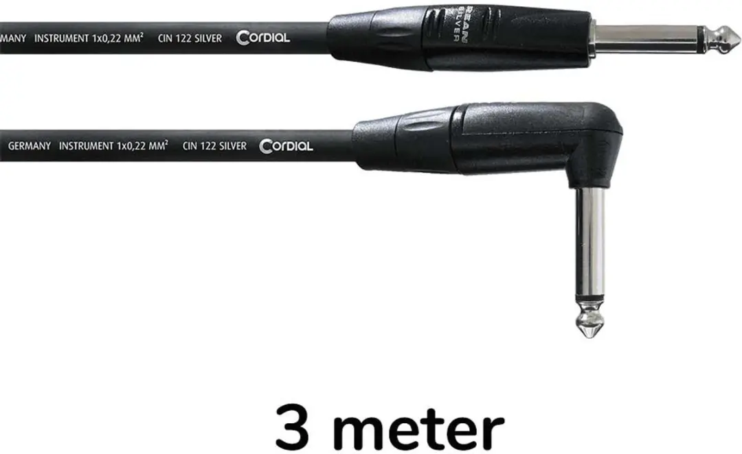 Cordial CII 3PR Instrumentkabel Jack