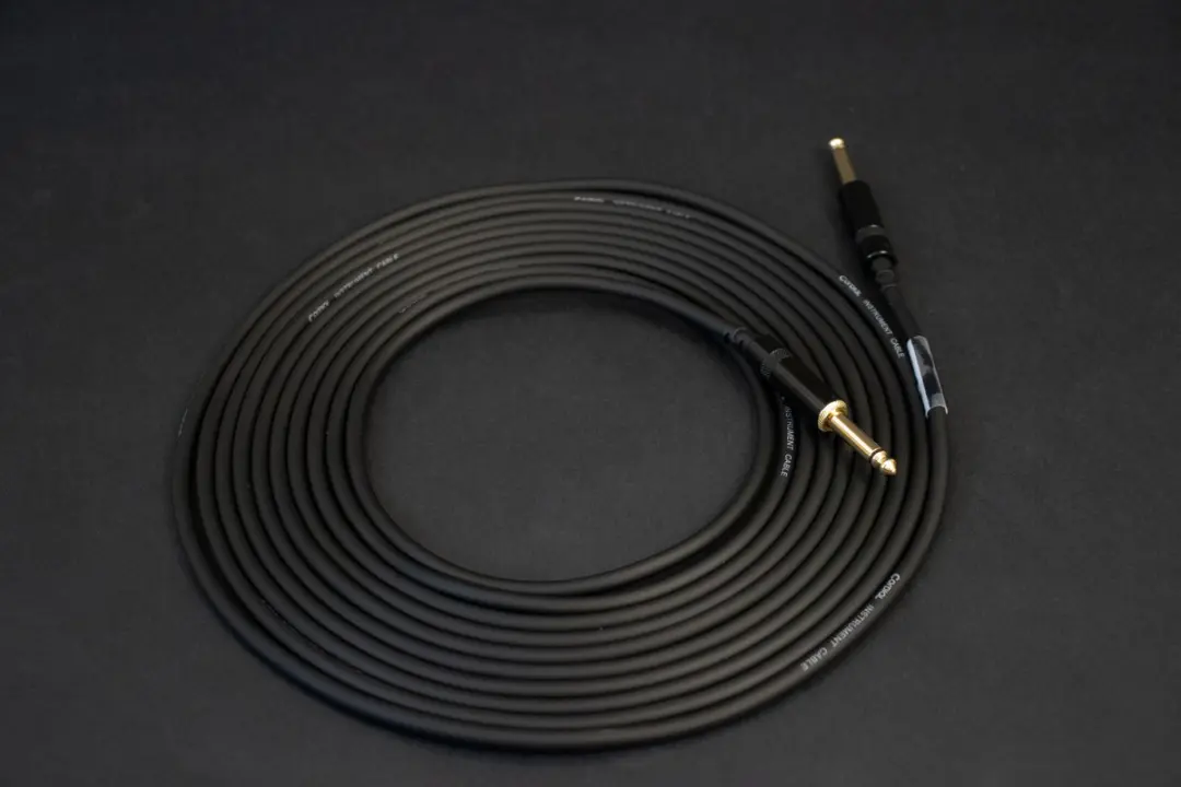 Cordial Essentials REAN Jack 6,3mm Instrumentkabel - Verguld - 6m - Zwart
