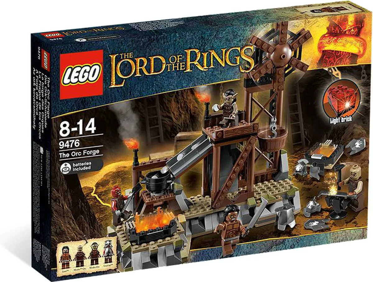 LEGO Lord of the Rings Orc Forge 9476