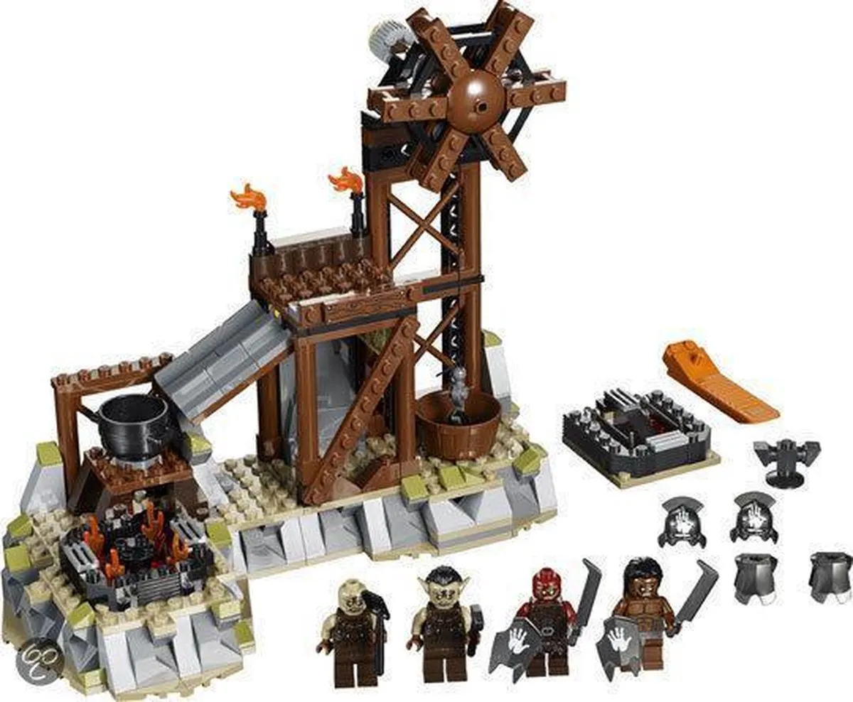 LEGO Lord of the Rings Orc Forge 9476 - 366 Stukken