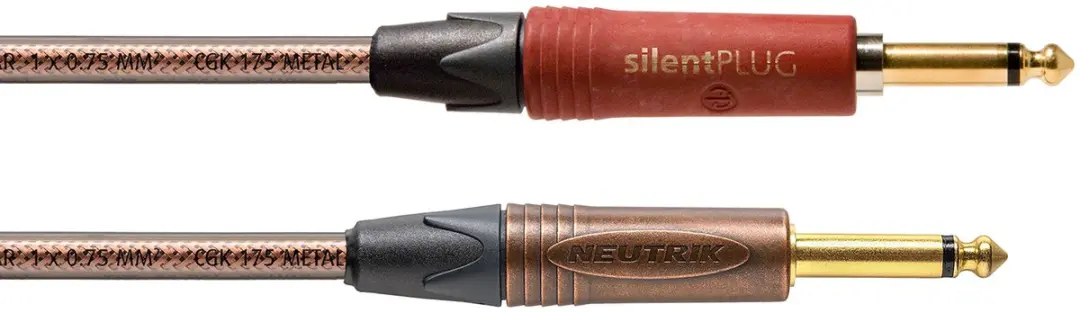 Cordial CSI 3 PP-Metal-Silent Instrumentkabel 3m - Bruin