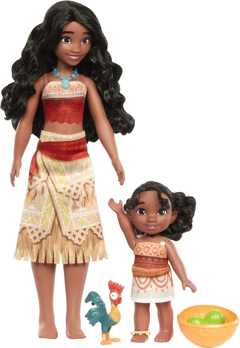 Mattel Moana 2 Poppen Set - Multicolor