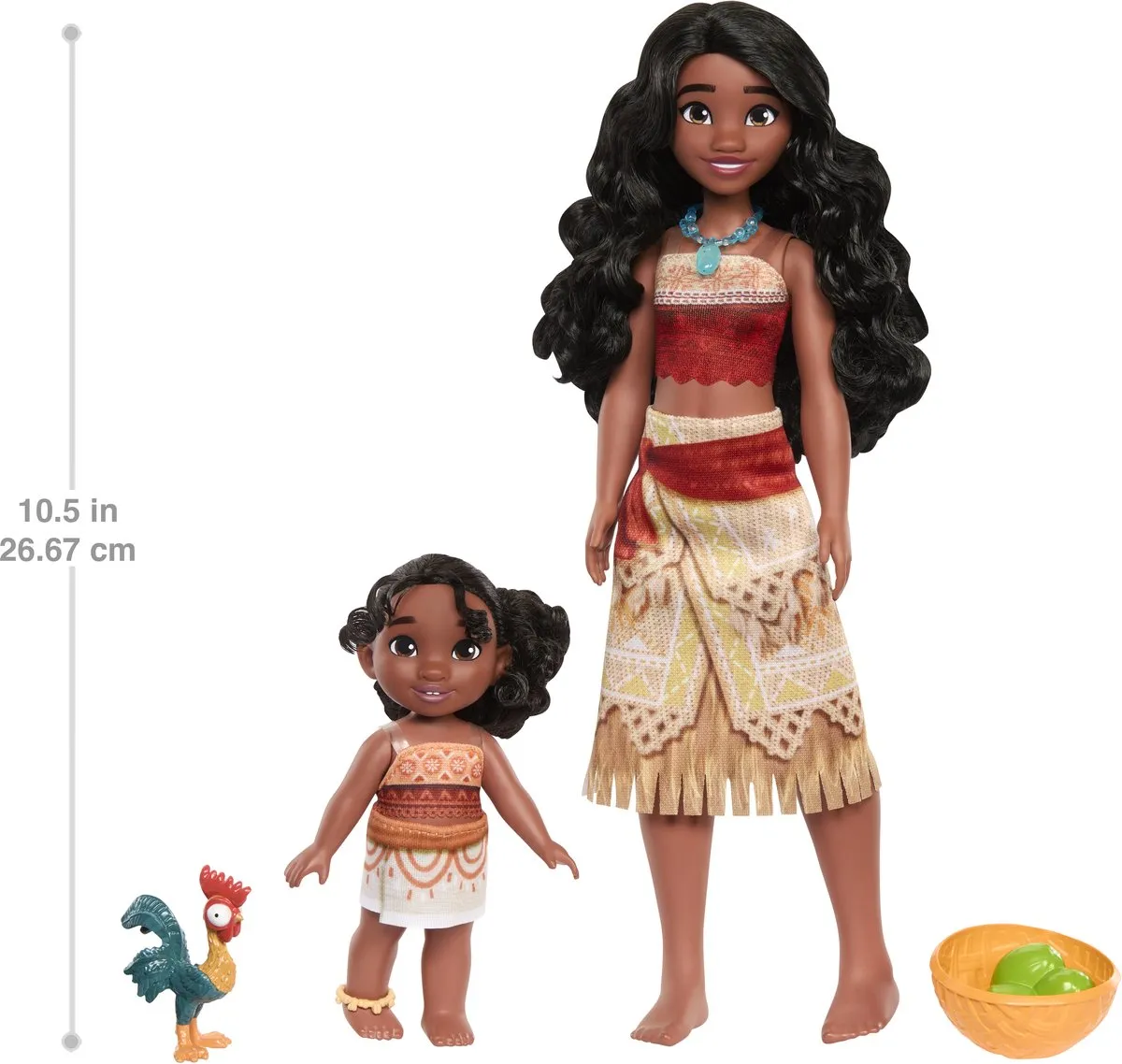 Mattel Moana 2 Poppen Set - Multicolor