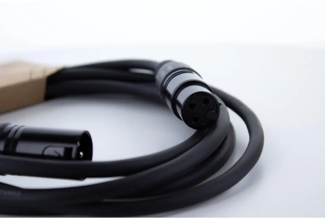Cordial Elements Microfoonkabel XLR Female naar XLR Male 1m - Zwart