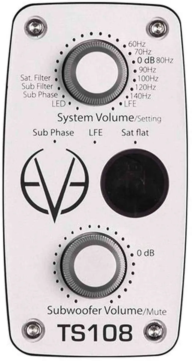 EVE audio TS108 Subwoofer - 150W - 8" - Zwart