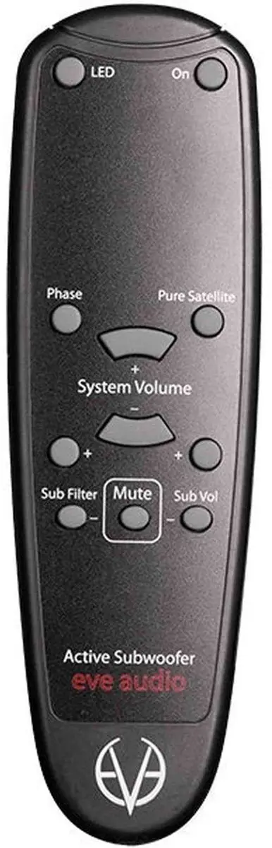 EVE audio TS108 Subwoofer - 150W - 8" - Zwart