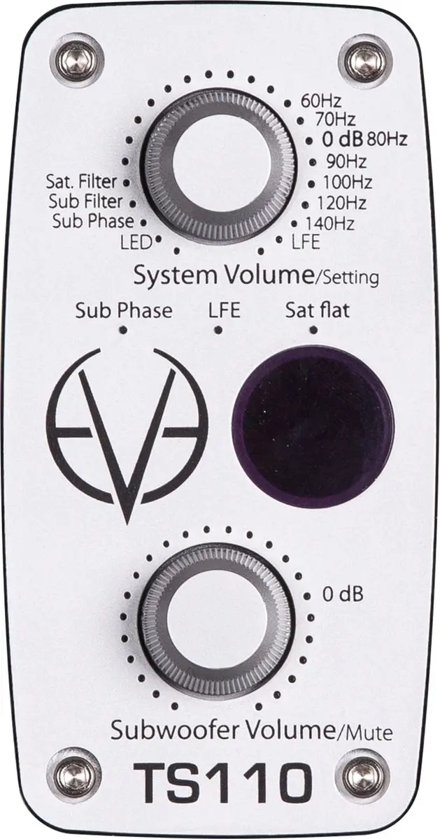 EVE Audio TS107 Subwoofer - 100W - Zwart - afbeelding 6 van 6