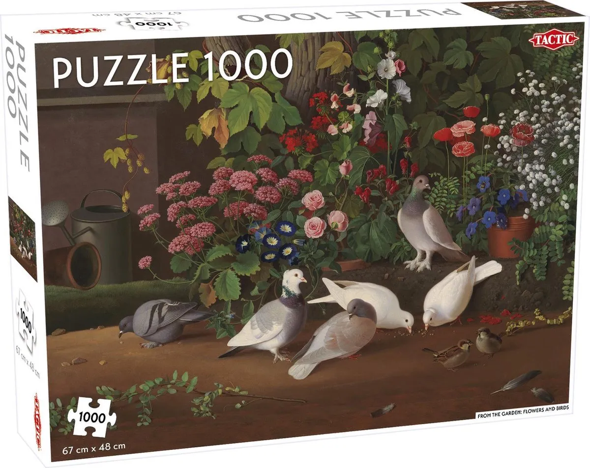 Tactic Flowers and Birds 1000 Puzzel