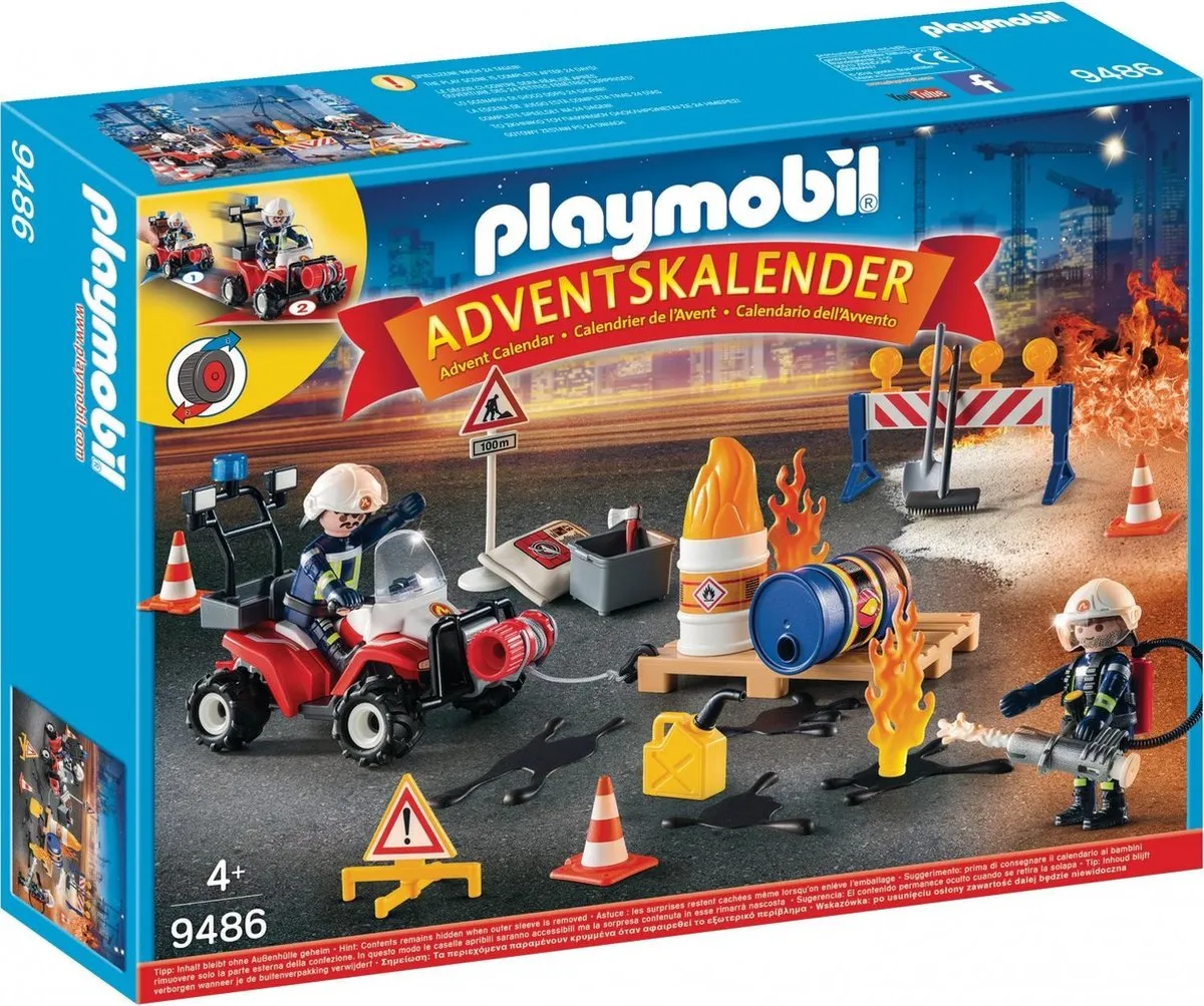 Playmobil Adventskalender Interventie Bouwwerf 9486