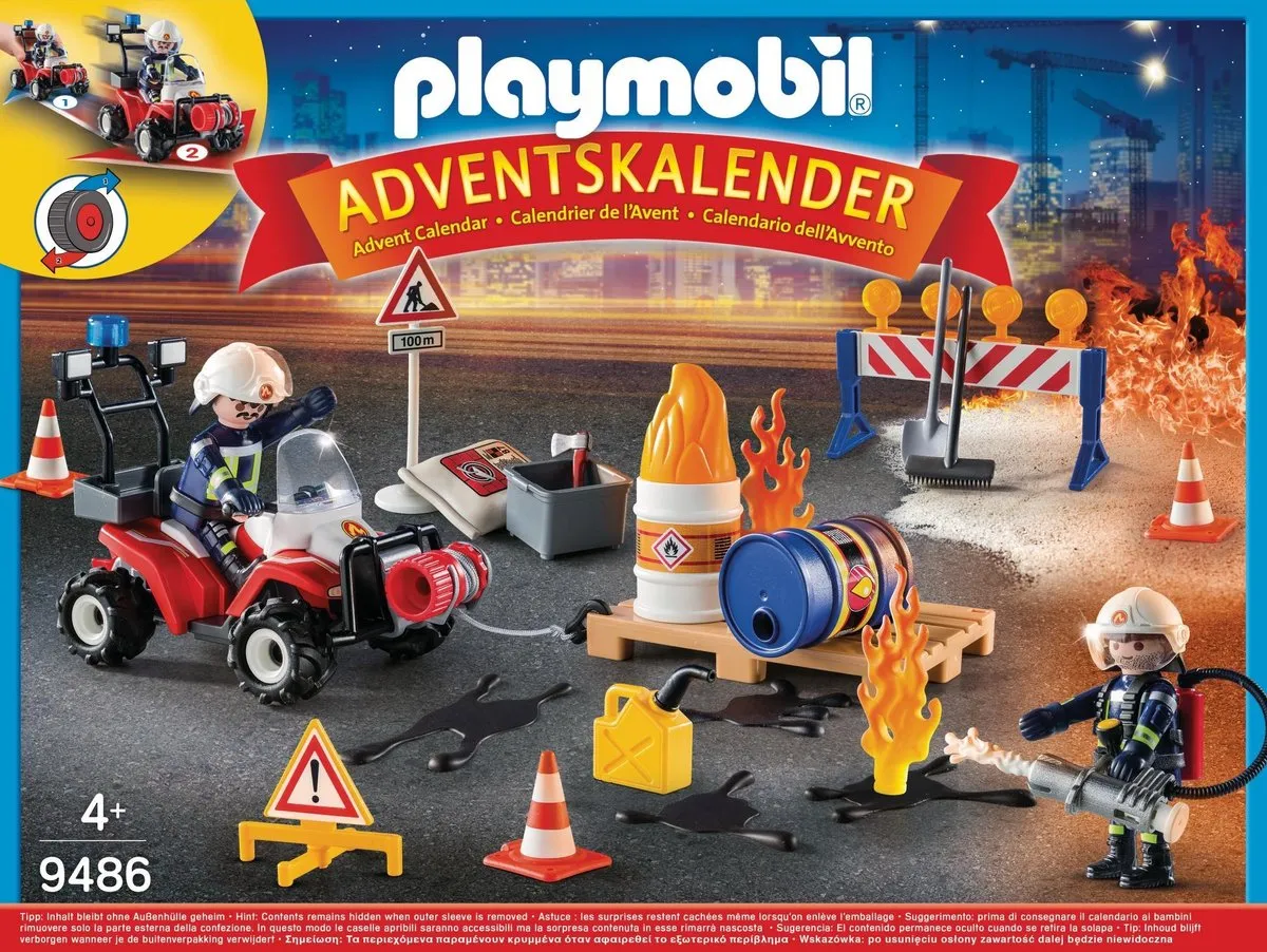 Playmobil Adventskalender Interventie Bouwwerf 9486 - afbeelding 6 van 6