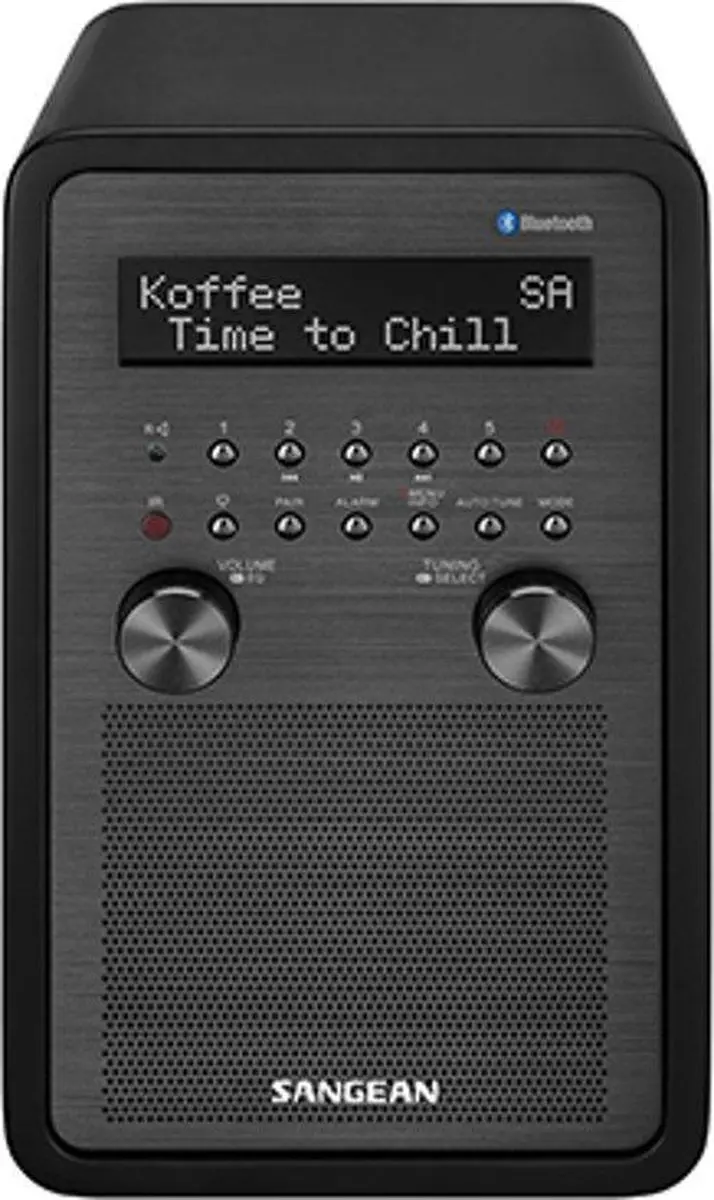 Sangean DDR-60 BT Compacte Radio - FM/DAB+ - Bluetooth - Zwart - afbeelding 5 van 6