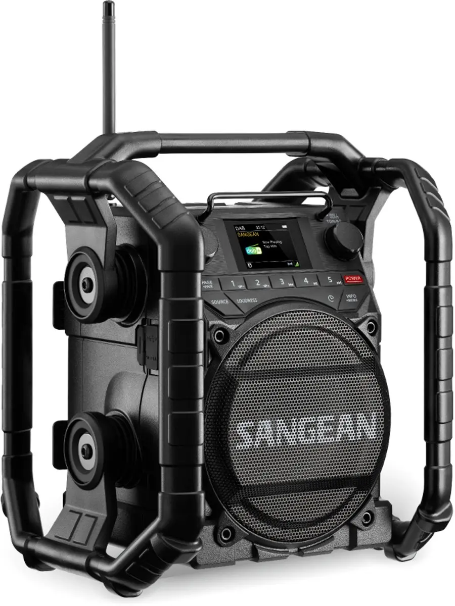 Sangean U4X A500530 Draagbare DAB/DAB+ Radio - Zwart