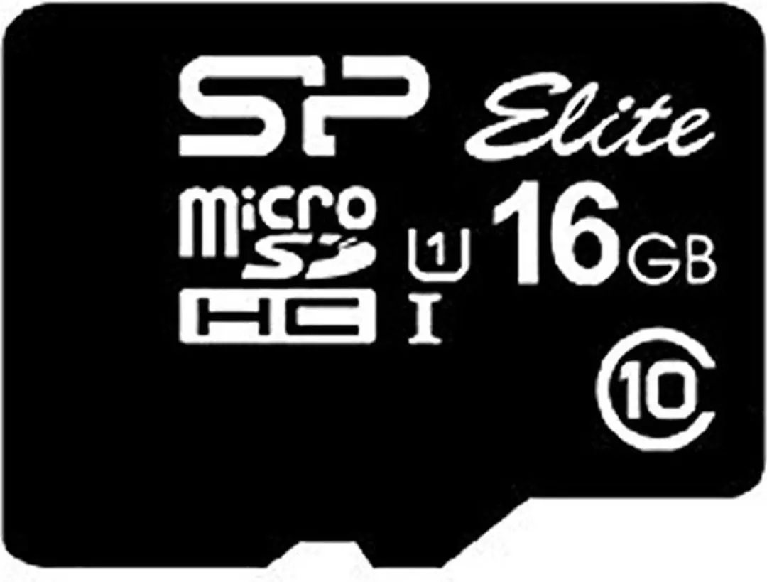 Silicon Power Elite MicroSDHC 16GB UHS-I - Zwart