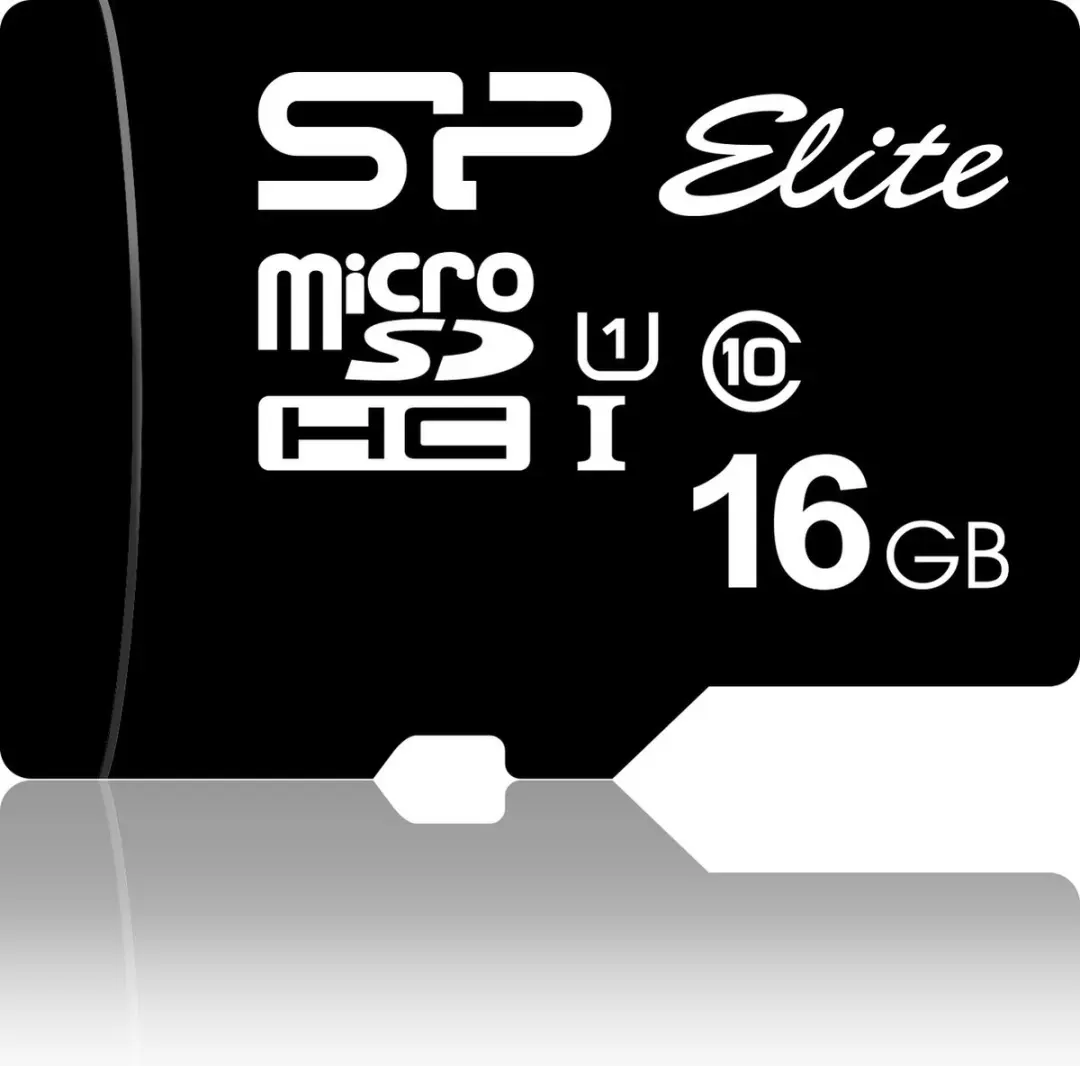 Silicon Power Elite MicroSDHC 16GB UHS-I - Zwart